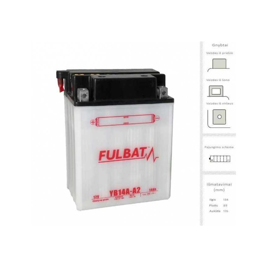 Fulbat Battery 14 Ah 175 12V