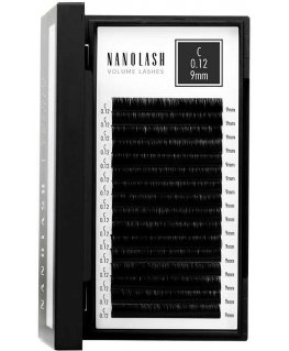 Nanolash Volume Lashes False Eyelashes 0.12 C 9 Mm 1 U