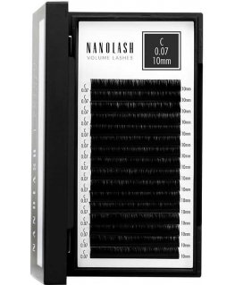 Nanolash Volume Lashes Dirbtinės blakstienos 0,07 C 10 Mm 1 U