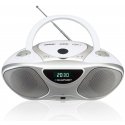 Blaupunkt BB14WH проигрыватель компакт-дисков Устройство записи на компакт-диски Серебристый, Белый Blaupunkt BB14WH проигрыватель компакт-дисков Устройство записи на компакт-диски Серебристый, Белый
