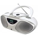 Blaupunkt BB14WH CD grotuvas CD įrašytuvas Sidabras, Balta Blaupunkt BB14WH CD grotuvas CD įrašytuvas Sidabras, Balta