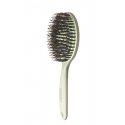 Round hair brush for drying hair OSOM Professional Lollipop Vent Matte Mint OSOM15486, mint, with nylon bristles and boar bristl