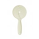 Round hair brush for drying hair OSOM Professional Lollipop Vent Matte Mint OSOM15486, mint, with nylon bristles and boar bristl