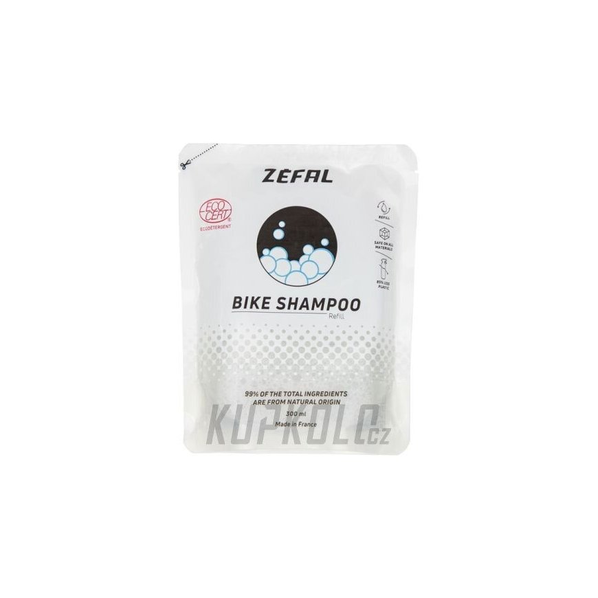 ZÉFAL Bike Shampoo Refill 300 ml, When diluted in 700 ml of water, Bike Shampoo Refill is a natural bicycle cleaning product. It