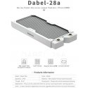Barrow Dabel-28a Radiatorius 240 mm - baltas