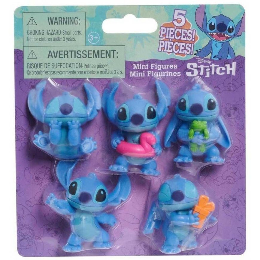 Usorteret Disney Stitch - Figures 5 Pack 5,5 cm (302-46257) – 2