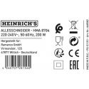 HEINRICH'S HMA8704 HEINRICH'S HMA8704
