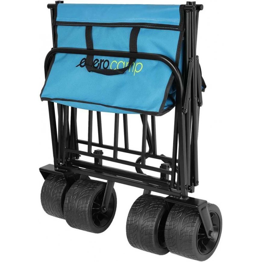 Enero Camp Stroller TURYSTYCZNO PLAŻOWY DELUXE foldable 66x48x90CM Z UCHWYTEM Blue – 4