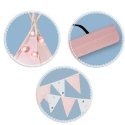 Nukido tent for children with garland and lights Nukido tent for children with garland and lights