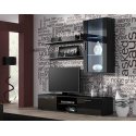 Cama hanging display cabinet SOHO black/black gloss Cama hanging display cabinet SOHO black/black gloss