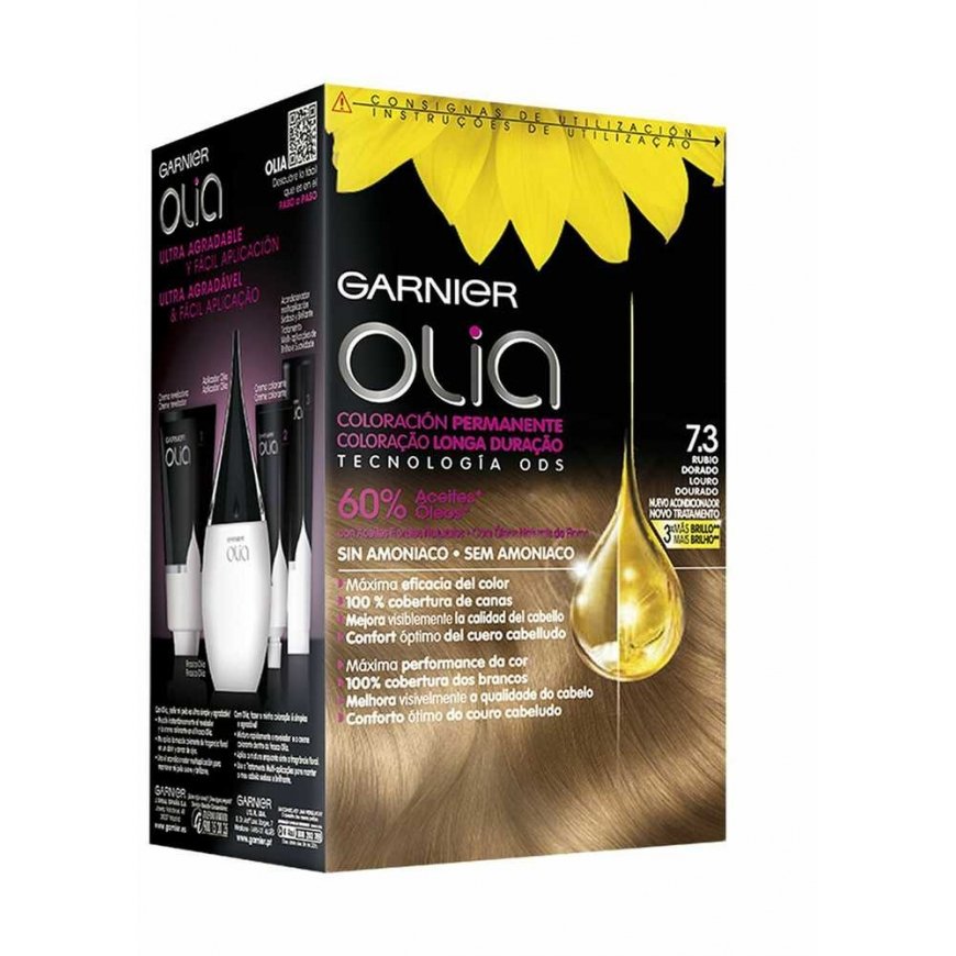 Ammonia-free dye Olia Garnier 3600541548367 Golden Dark For blonde hair – 3