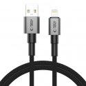 TECH-PROTECT ULTRABOOST DNA LIGHTNING CABLE 15W|2.4A 100CM IRON TECH-PROTECT ULTRABOOST DNA LIGHTNING CABLE 15W|2.4A 100CM IRON