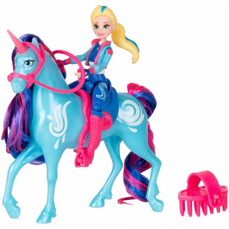 Unicorn Academy Akademia Jednorożców Set Figurki Isabel & River dziewczyna i jednorożec + accessories – 2