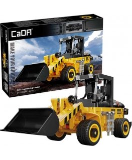 Klocki konstrukcyjne CaDA mała yellow copark-charger 403 elementy