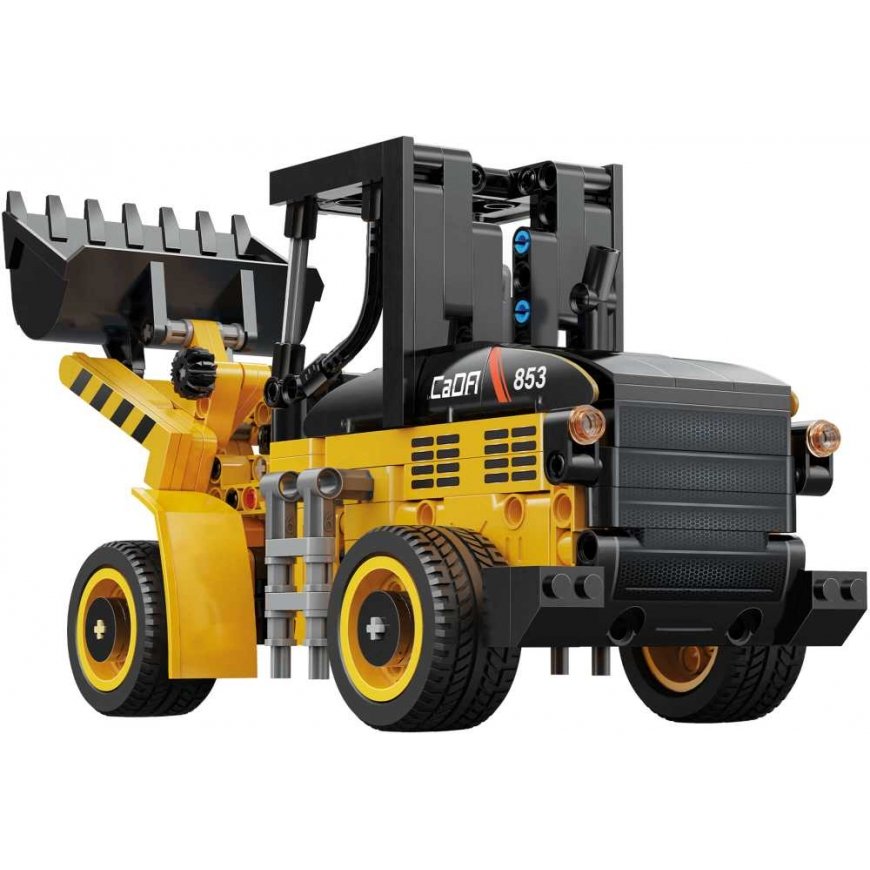 Klocki konstrukcyjne CaDA mała yellow copark-charger 403 elementy – 2