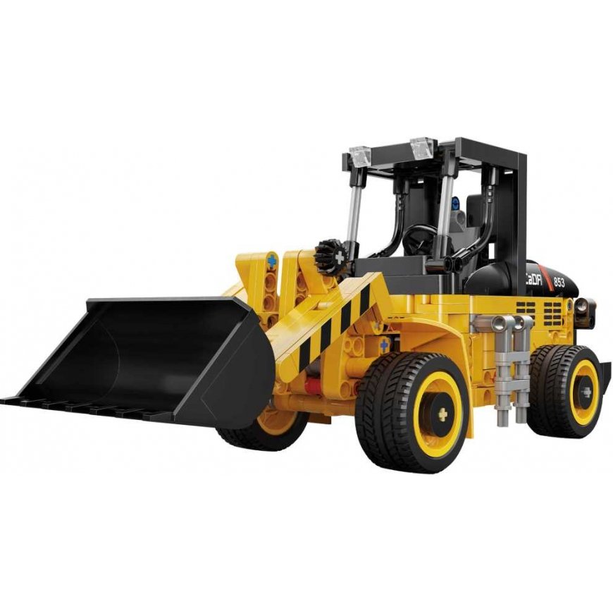 Klocki konstrukcyjne CaDA mała yellow copark-charger 403 elementy – 5