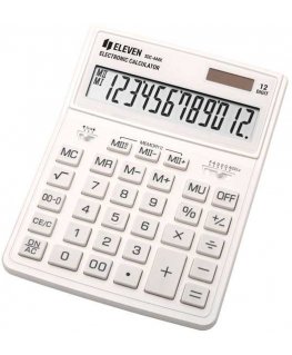 Calculator Eleven, white, 12 digits