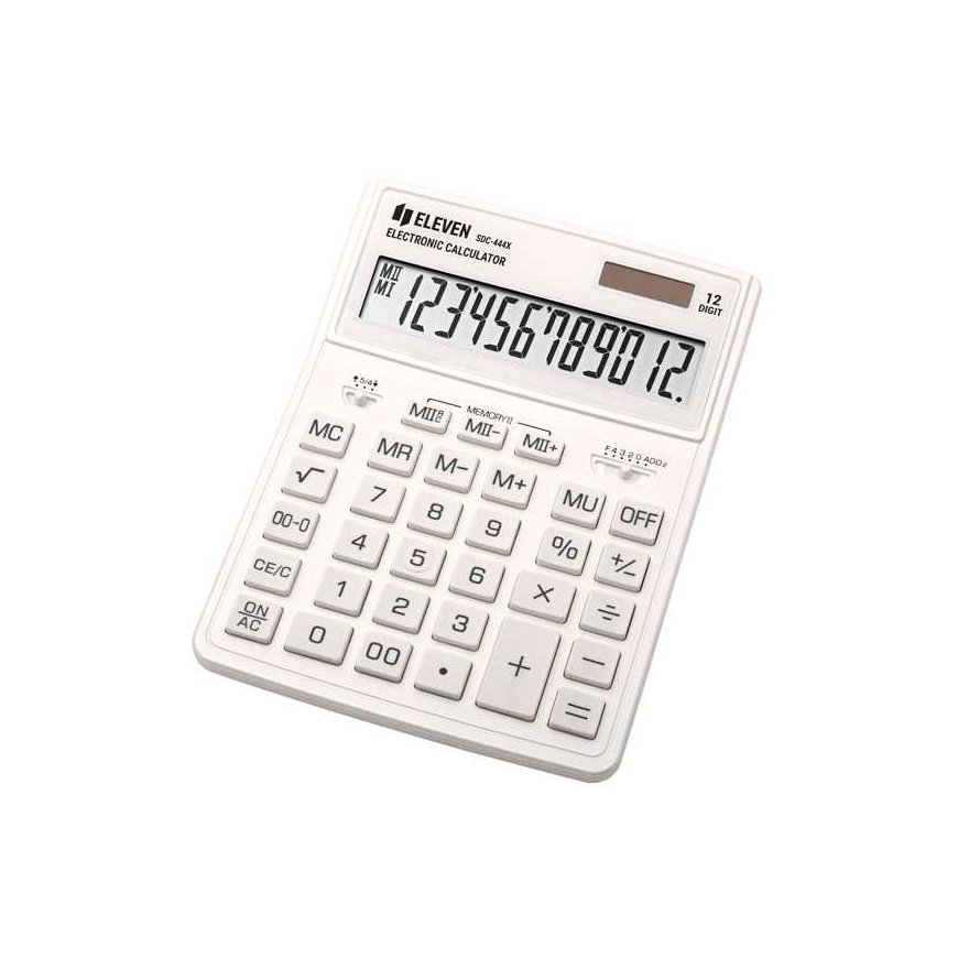 Eleven Calculator Eleven, white, 12 digits