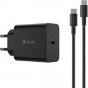Devia wall charger Rocket PD 45W 1x USB-C black+ cable USB-C - USB-C Devia wall charger Rocket PD 45W 1x USB-C black+ cable USB-C - USB-C