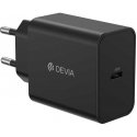 Devia wall charger Rocket PD 45W 1x USB-C juodas+ cable USB-C - USB-C Devia wall charger Rocket PD 45W 1x USB-C juodas+ cable USB-C - USB-C