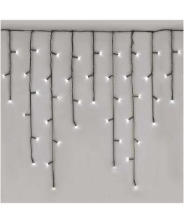 LED garland/curtain, 230Vac, 10 × 0.65m, 600 x LED, cold white, with control, EMOS