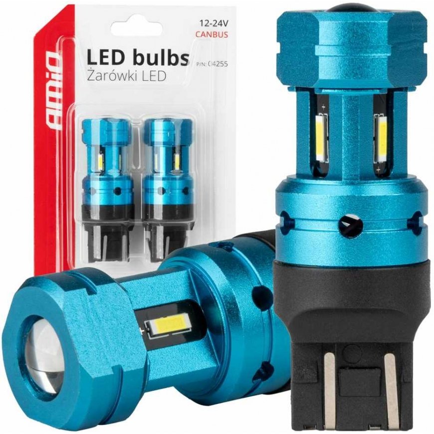 AMiO LED bulbs canbus t20 7443