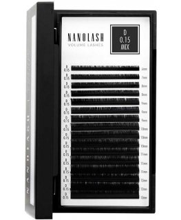 Nanolash Volume Lashes False Eyelashes 0.15 D 6-13 Mm 1 U