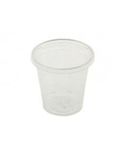 Multi Plastglas 3 cl snapseglas Ø45xH45mm Biodegradable PLA Clear, 30 pk x 100 pcs/krt