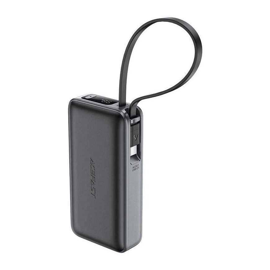 Išorinė baterija Power Bank Acefast M7-10000 PD30W With Cable 10000mAh juoda – 4