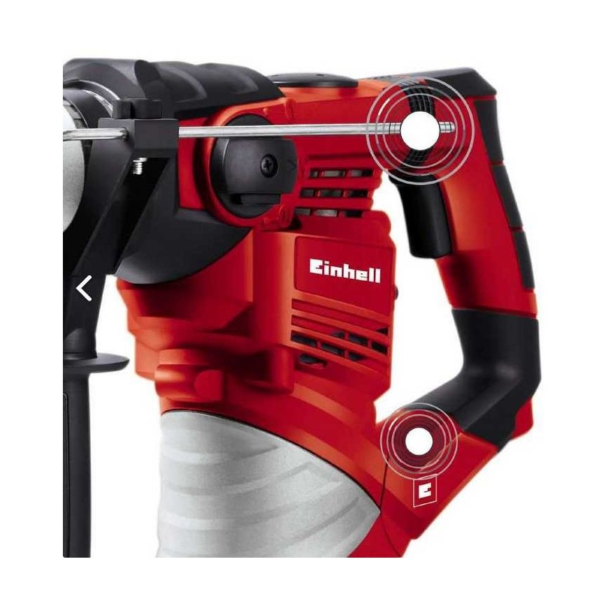 Electric Hammer Drill - Einhell TH-RH 1600 SDS Plus 1600W 800 RPM Black/Silver/Grey – 2