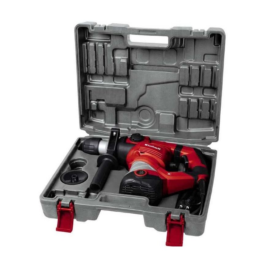 Electric Hammer Drill - Einhell TH-RH 1600 SDS Plus 1600W 800 RPM Black/Silver/Grey – 4