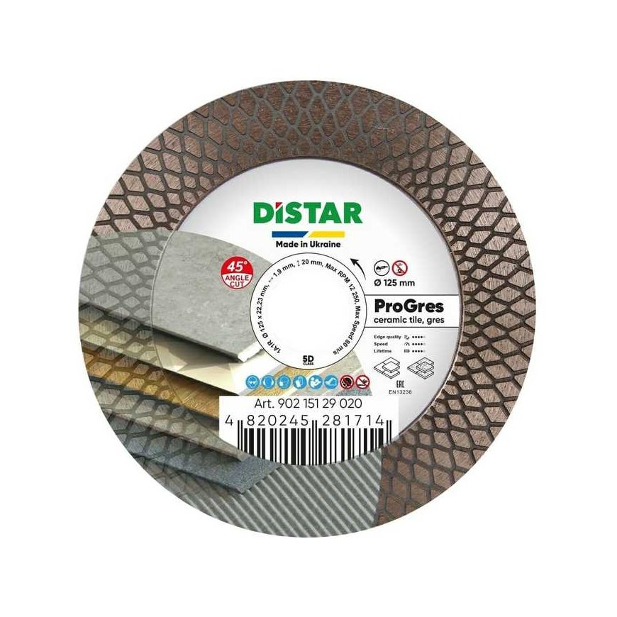 DISTAR PROGRES tile 45 degree cutting
