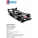 Klocki konstrukcyjne CaDA Zdalnie sterowane duże auto sportowe 31 cm Samochód GT Sport Car 427 dalys RC Światło LED Dual Mode Klocki konstrukcyjne CaDA Zdalnie sterowane duże auto sportowe 31 cm Samochód GT Sport Car 427 dalys RC Światło LED Dual Mode