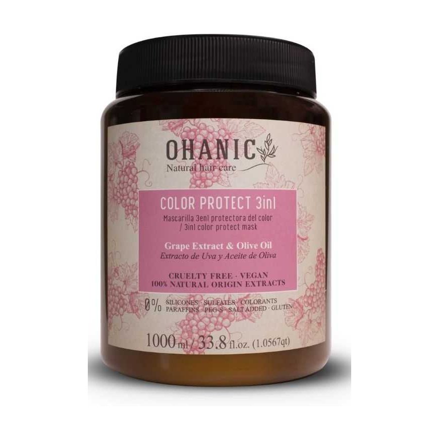 Kaukė dažytiems plaukams Ohanic Color Protect Mask, 1000 ml OHAN16