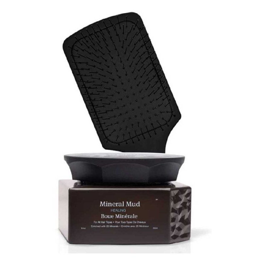 Hair care set Saphira Mineral Mud & Kit SAFKIT1, includes: hair mask 500 ml, hair brush x 1