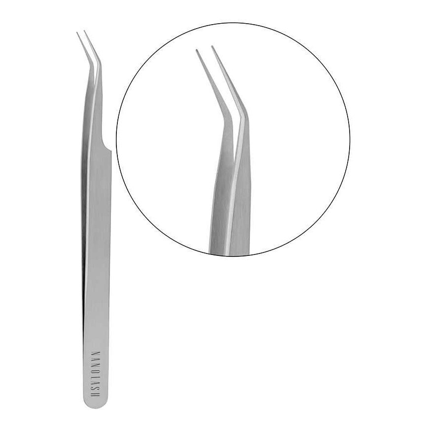 Nanolash Curved Eyelash Tweezers 1 U