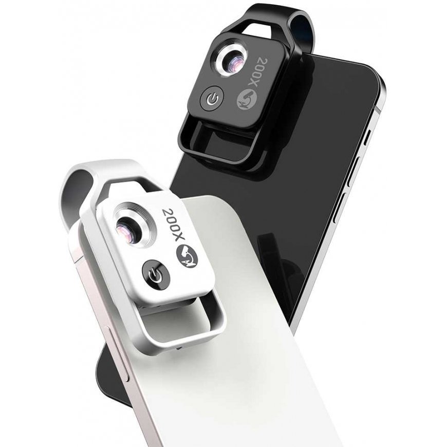 Microscope Apexel Digital Microscope Lens for Phone 200x LED – 4