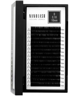 Nanolash Volume Lashes Dirbtinės blakstienos 0,10 D 10 Mm 1 U