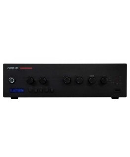 Amplifier Fonestar PROX-60Z - Strefowy wzmacinacz PA 60 W RMS, 100 V/4 Ω, player BT/USB/FM,