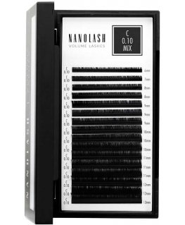 Nanolash Volume Lashes False Eyelashes 0.10 C 6-13 Mm 1 U