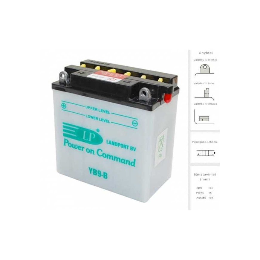 Landport Battery 9 Ah 12V