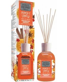 Humidifier Sweet Home Collection Aroma diffuser Orange and Cinnamon 250 ml 250ml Home fragrance with reeds