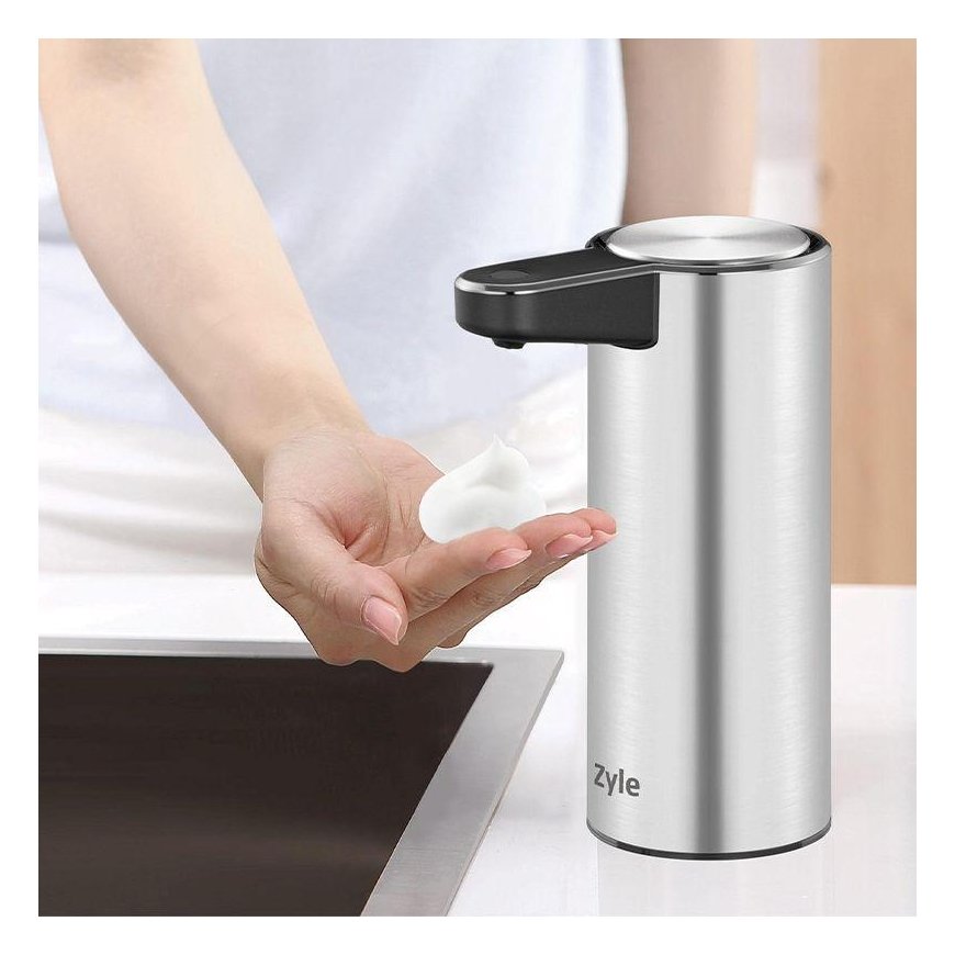 Touchless liquid soap dispenser Zyle ZY6188MS, silver – 3
