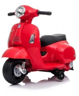 Baby Mix electric motorcycle Vespa red