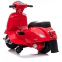 Baby Mix electric motorcycle Vespa red Baby Mix electric motorcycle Vespa red