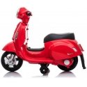 Baby Mix electric motorcycle Vespa red Baby Mix electric motorcycle Vespa red