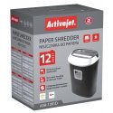 Activejet ASH-1201D paper and documents shredder paperisilppuri Suikaleeksi leikkaava 70 dB 22 cm Activejet ASH-1201D paper and documents shredder paperisilppuri Suikaleeksi leikkaava 70 dB 22 cm