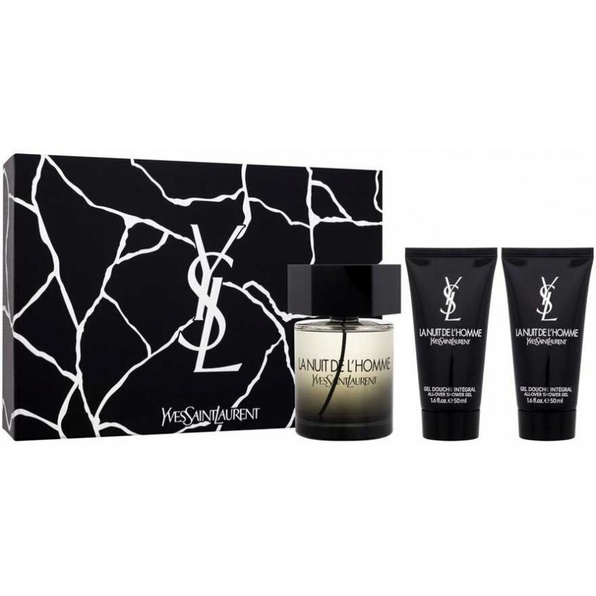 Yves Saint Laurent La Nuit De L´Homme set for men (EDT, 100 ml + shower gel, 2 x 50 ml) – 2