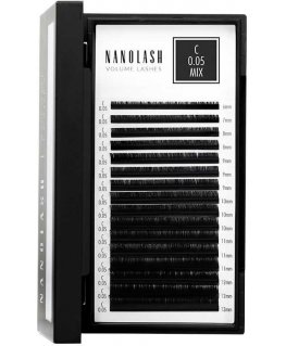 Nanolash Volume Lashes False Eyelashes 0.05 C 6-13 Mm 1 U