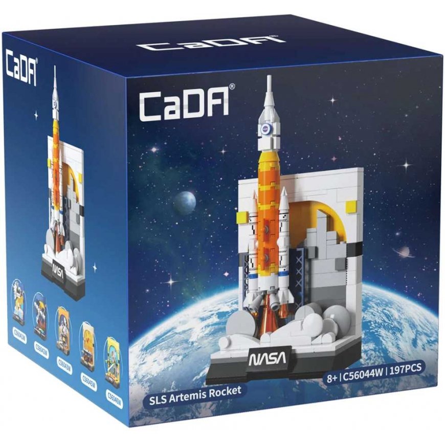 Klocki Konstrukcyjne Cada NASA wystawa rakieta kosmiczna SLS Artemis 197 dalys – 3